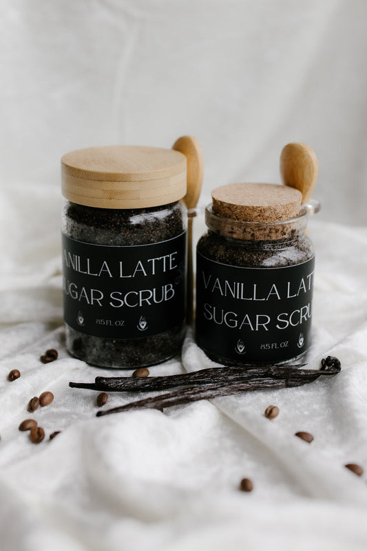 Vanilla Latte Sugar Scrub, 16 oz