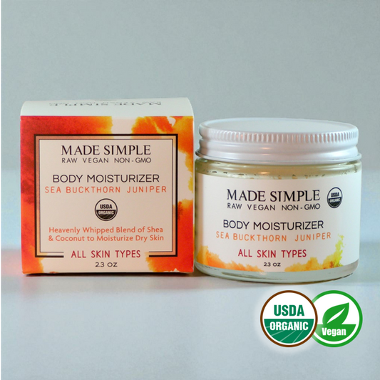 Sea Buckthorn Juniper Moisturizer - Certified Organic, Vegan & Cruelty-free